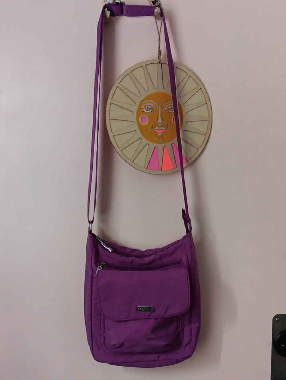 Baggallini Purple Crossbody Shoulder Bag